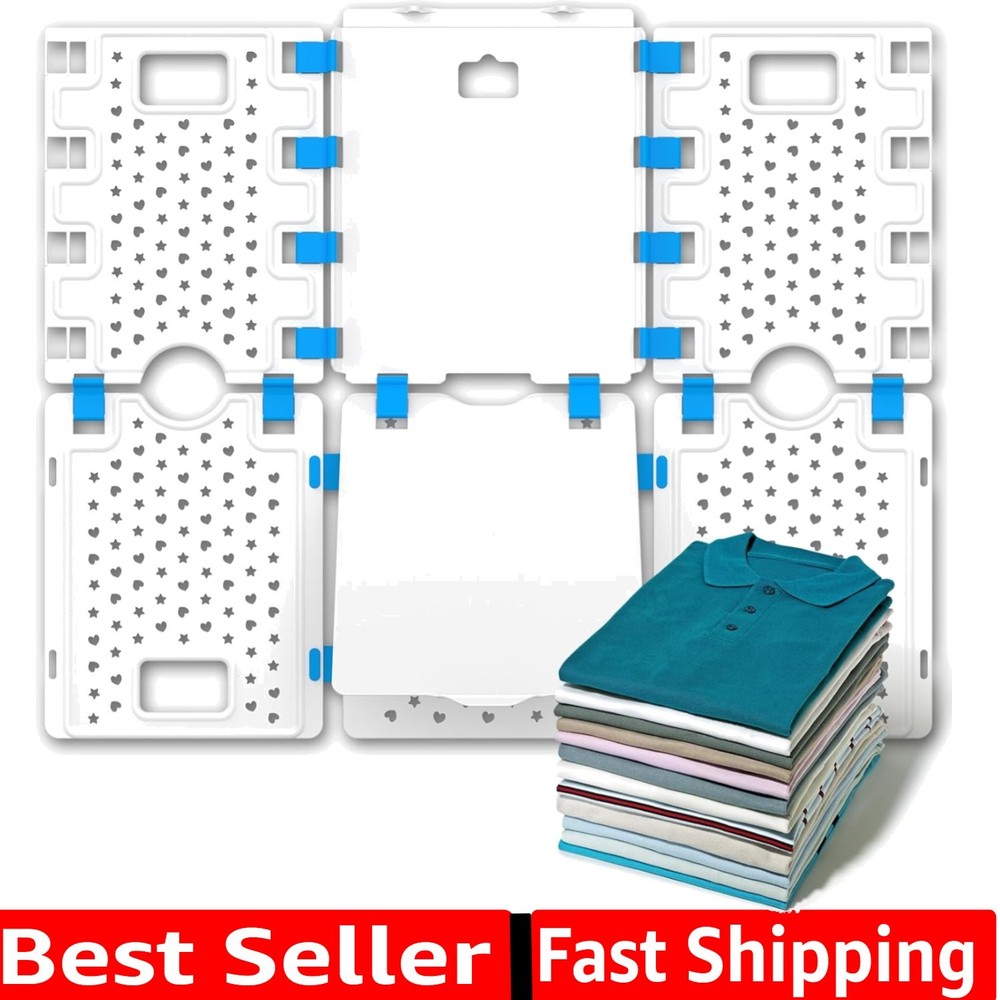 V4 Shirt Folding Board T-Shirt Folder Thickened Widened Lengthened Elevated S...