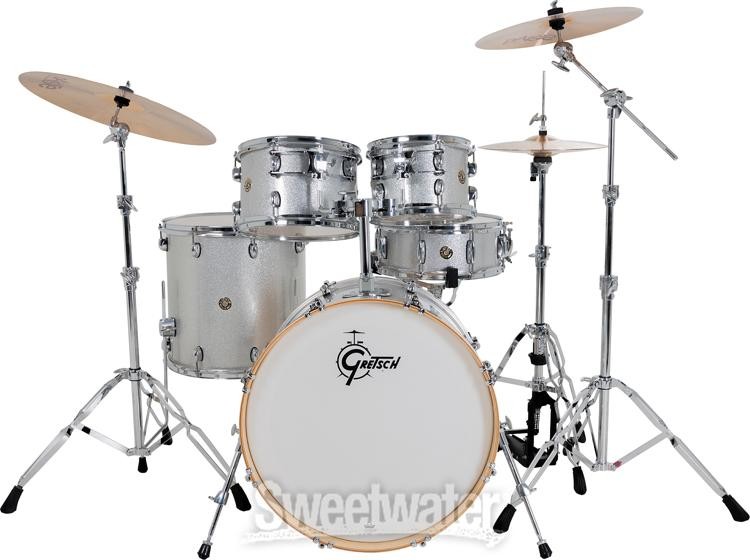 Gretsch Drums Catalina Maple 5-piece Shell Pack - Silver Sparkle