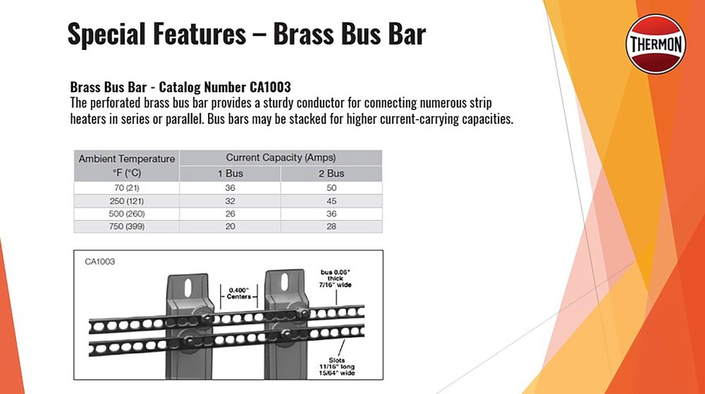 Caloritech™ SS Strip Heater, Component Heater, 240V, 1000 Watts, 30.25" L, 1200F