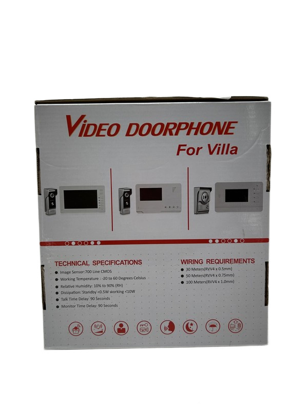 AMOCAM Wired Video Intercom Doorbell System