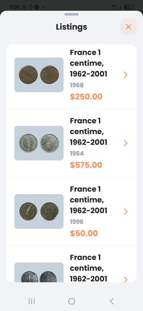 1966 France 1 Centimes