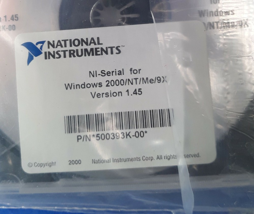 National Instruments Serial For Windows 2000/NT/Me/9x Software