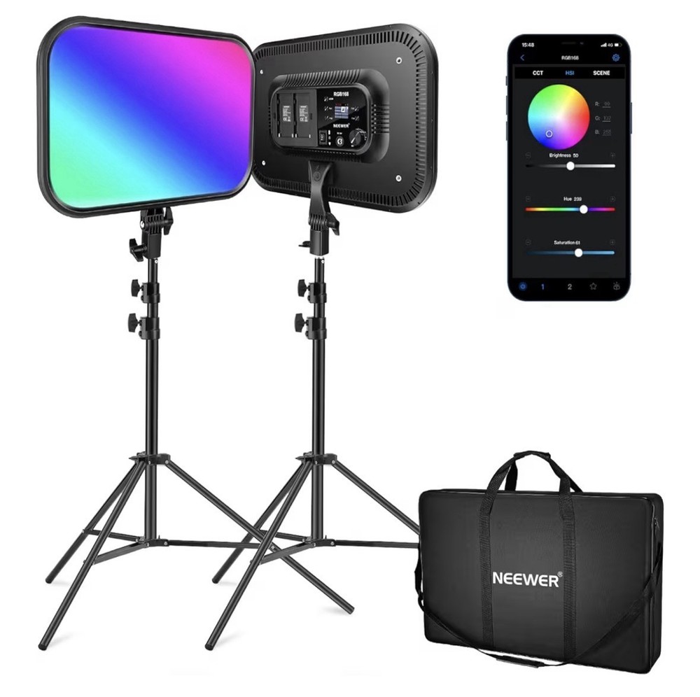 NEEWER RGB168 LED Video Panel Light