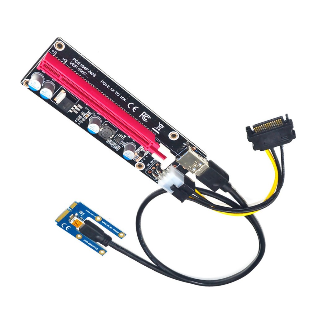 External PCI-E Discrete Graphics Card Mini PCI-E Connected To 16X Adapter Card