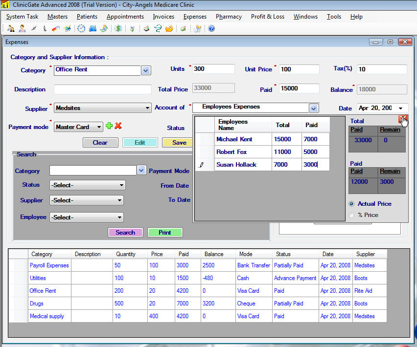 Medical Billing software - ClinicGate