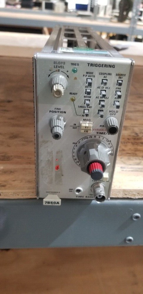 Tektronix 7B50A Time Base Plug In Unit #3 READ!