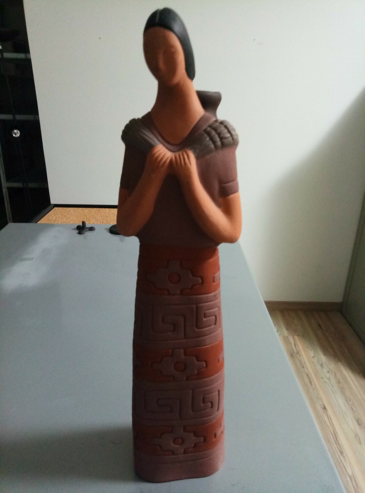 THREE MEXICAN TERRACOTTA FIGURINES