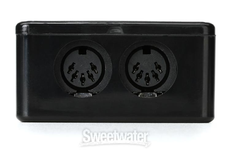 MIDI Solutions MultiVoltage Thru 1-in 2-out MIDI Through Box