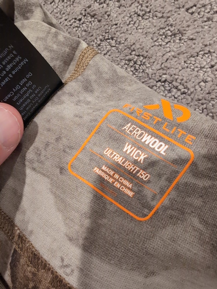 First Lite Wick 150 Wt Merino Neck Gaiter Cipher NWOT