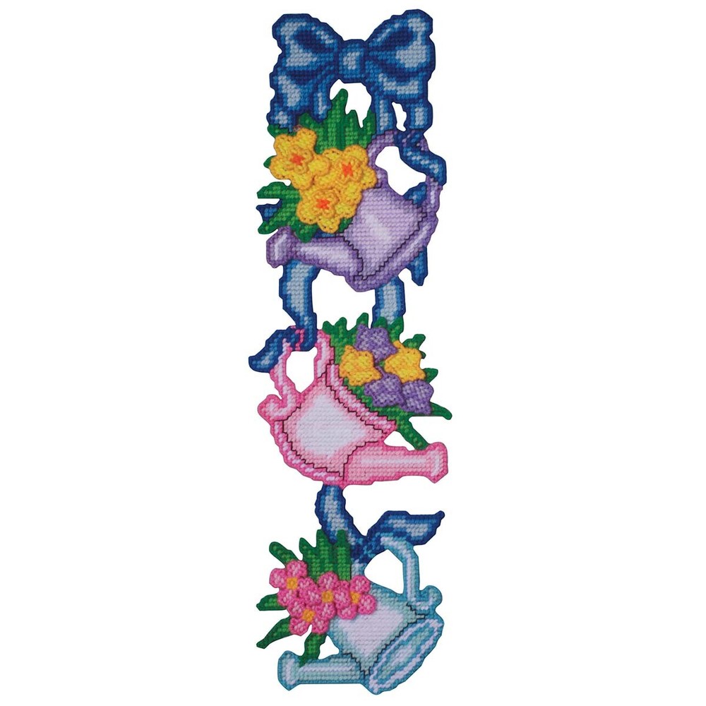 Design Works™ Watering Can Pile Plastic Canvas Kit