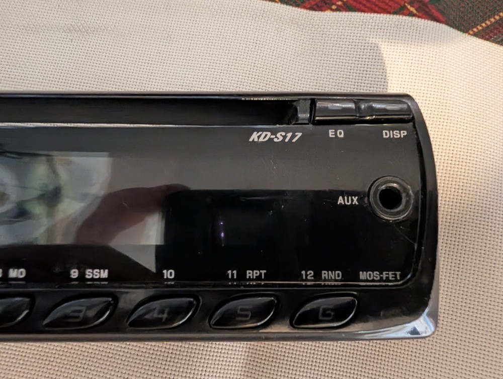 JVC KD-S17 FACEPLATE ONLY