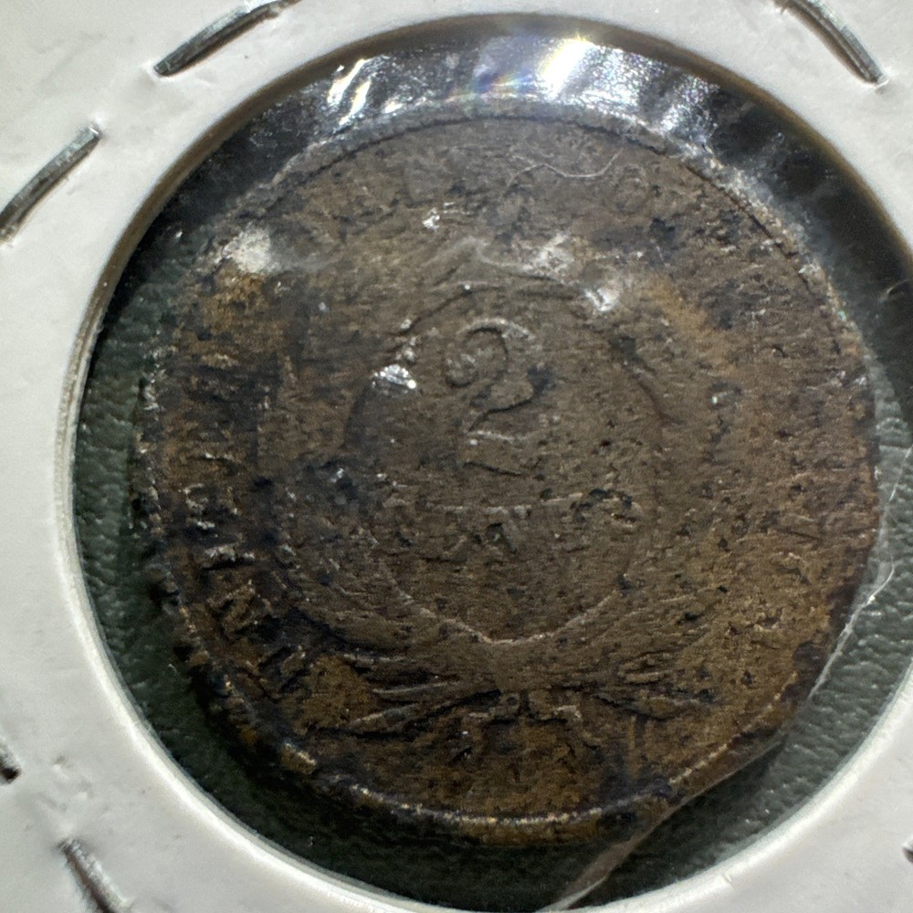 1865 & 1868 2 Cent Coin