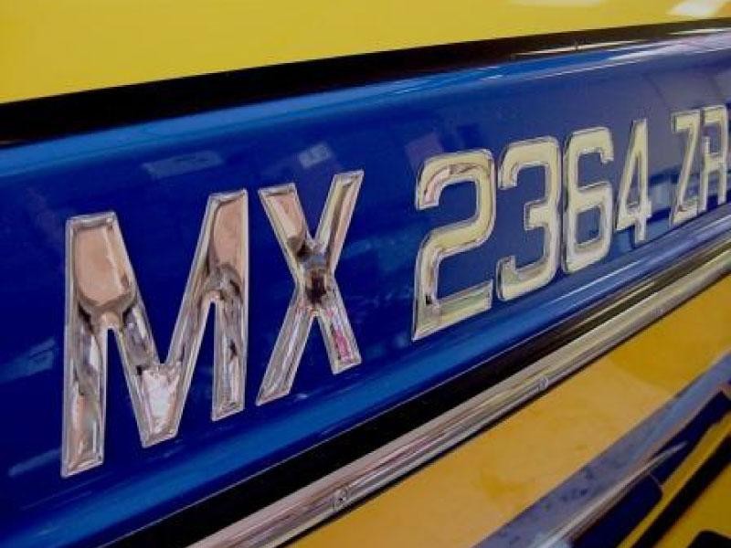 Plain Chrome Domed Boat Registration Numbers Master Series