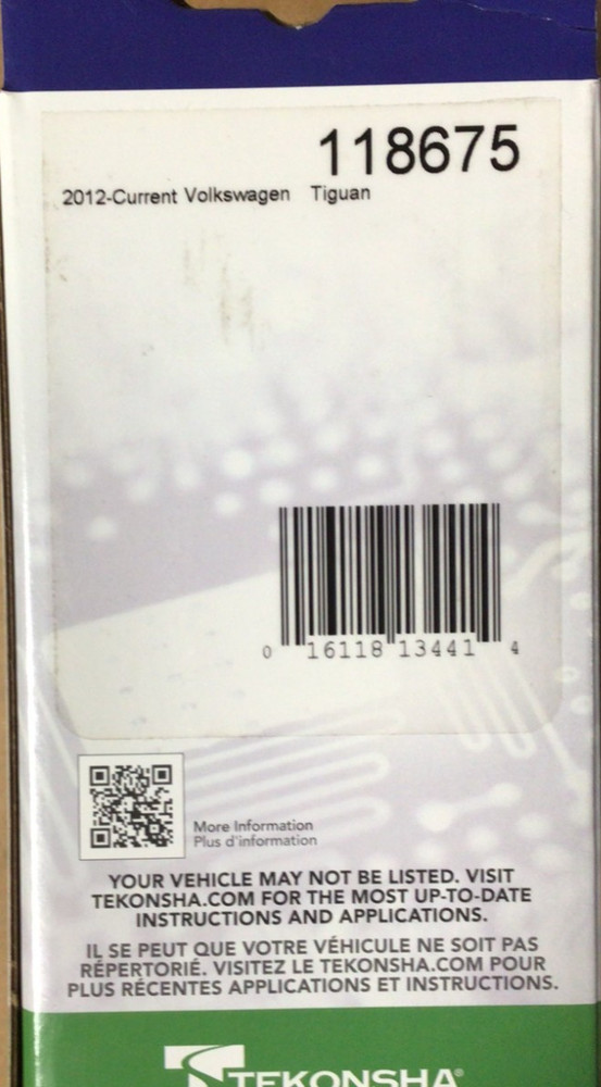 118675 TEKONSHA TRAILER WIRING KIT