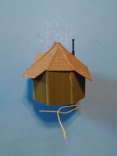 ho scale octagon house