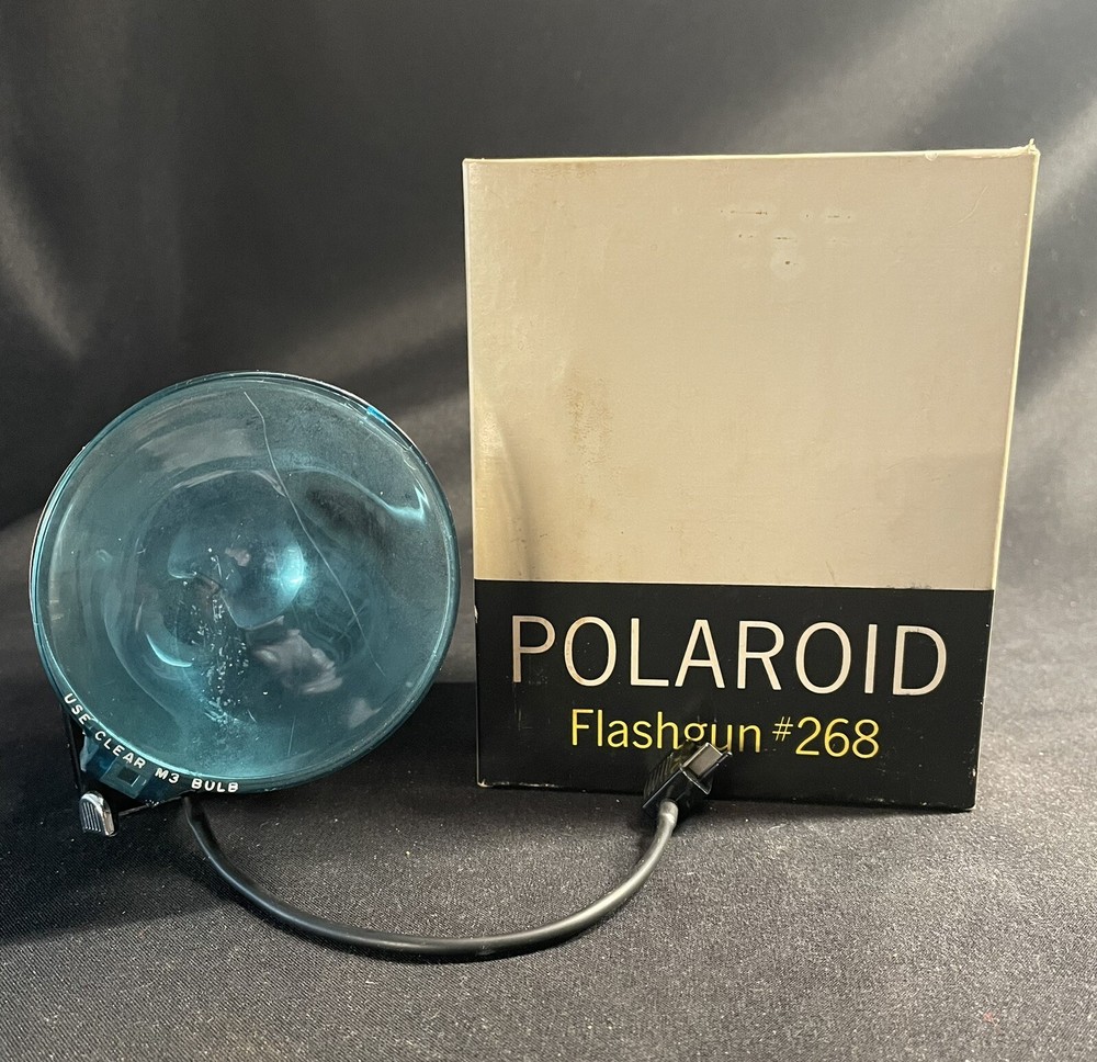 Vintage Polaroid Camera Flashgun #268 in Original Box