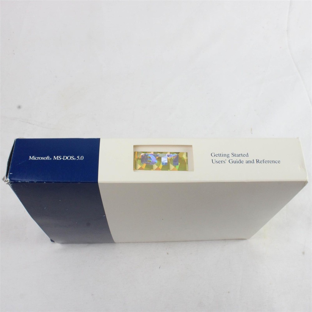Vintage Microsoft MS-DOS 5.0 Users Guide & Reference BTI