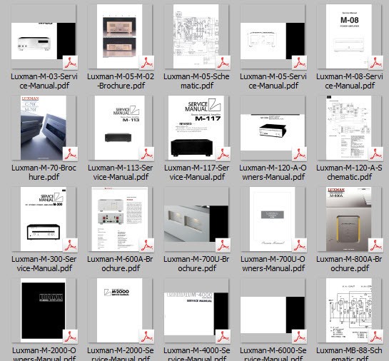 Luxman Service Owners Manuals Mega Collection Audio Computer DVD !!