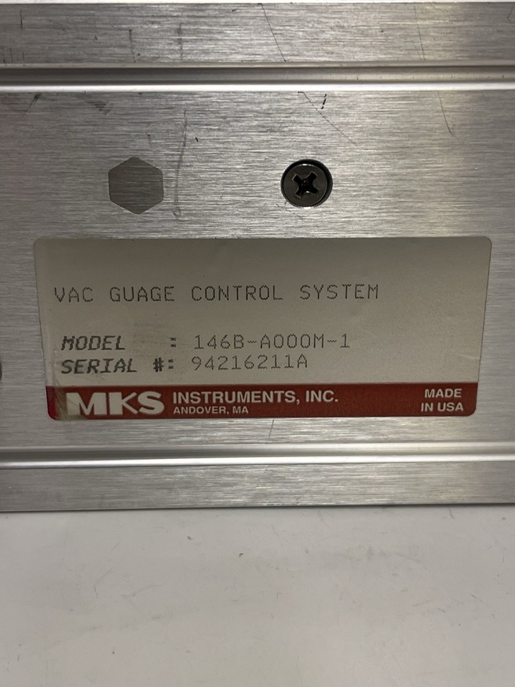 MKS INSTRUMENTS Type 146 / 146B-AA00M-1 / VACUUM GAUGE CONTROL SYSTEM