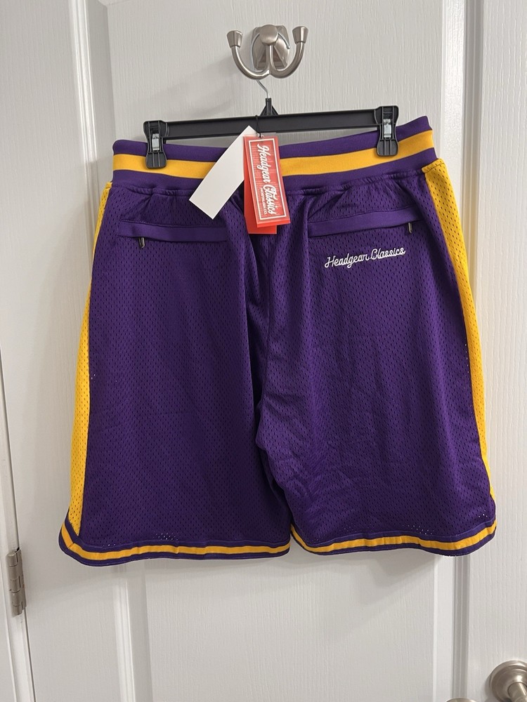 Headgear Classic Authentic Basketball Shorts Crenshaw Size Medium