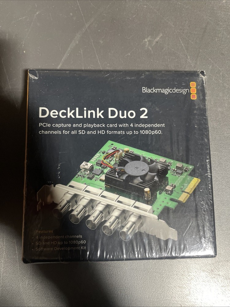 Blackmagic Design Decklink Duo 2 SDI Playback Capture Card