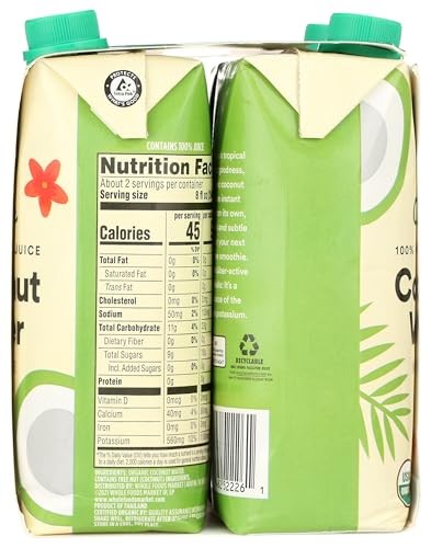 Organic Coconut Water Pulp Free