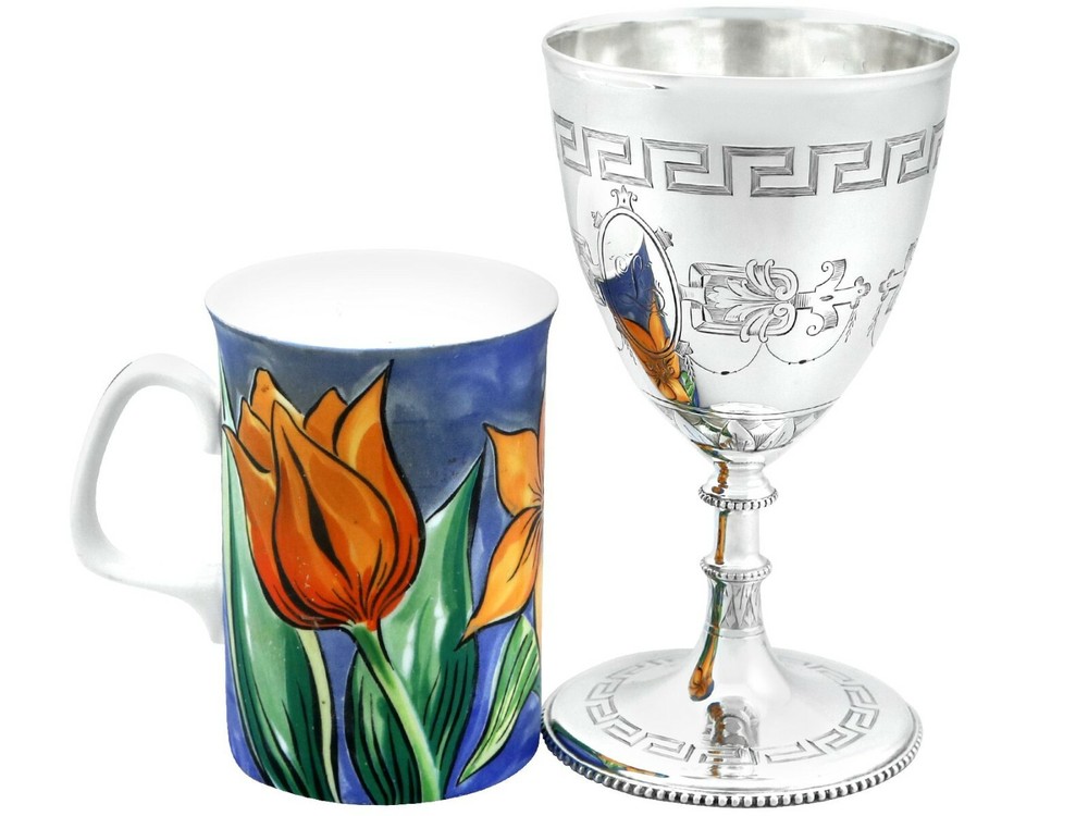 Sterling Silver Goblets - Antique Victorian (1858)