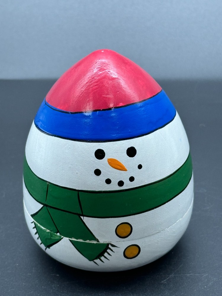 Vintage Nesting snowman Set