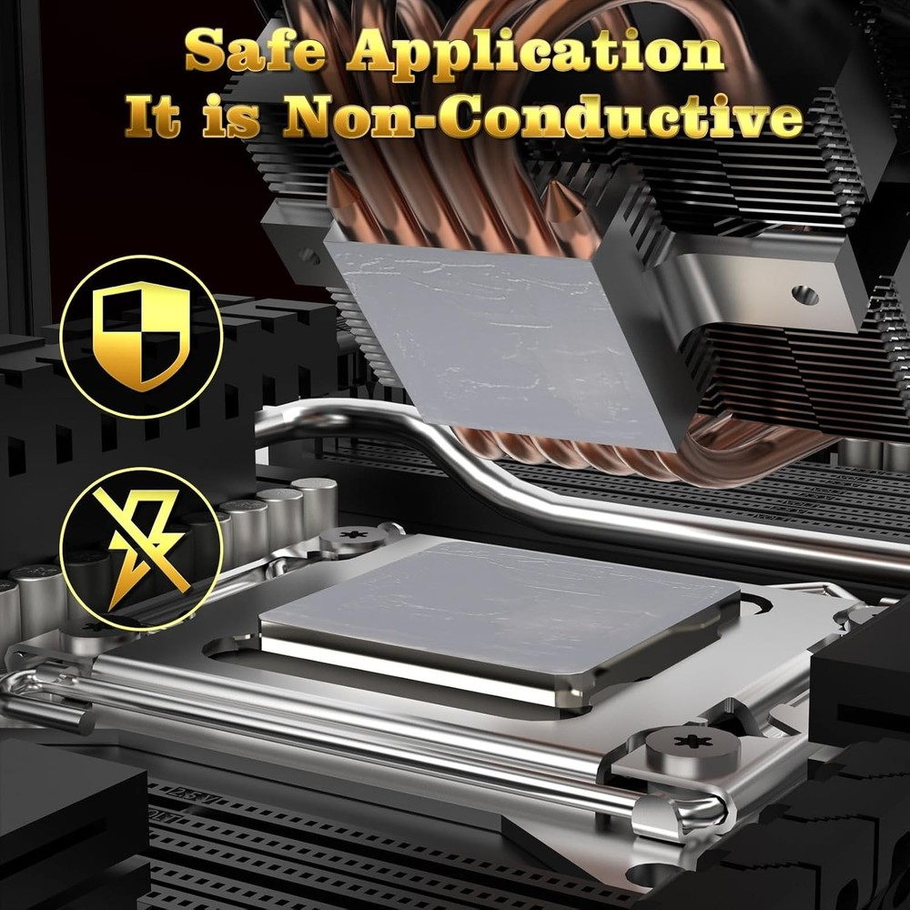 Thermal Paste CPU Compound Paste 4g Heatsink for IC/Processor/CPU/All Coolers...