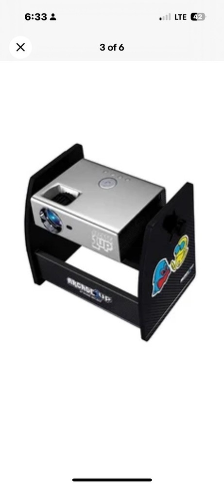 Multi Game Projector Arcade With Pac-Man Deck Included Interchangable Controler