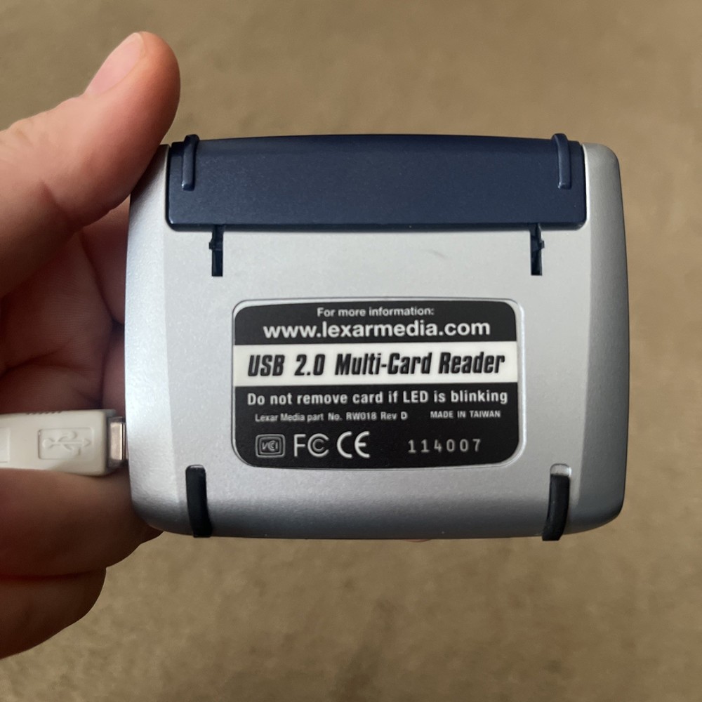 Lexar Media RW018 USB 2.0 High Speed Convenient Size Multi-Card Reader