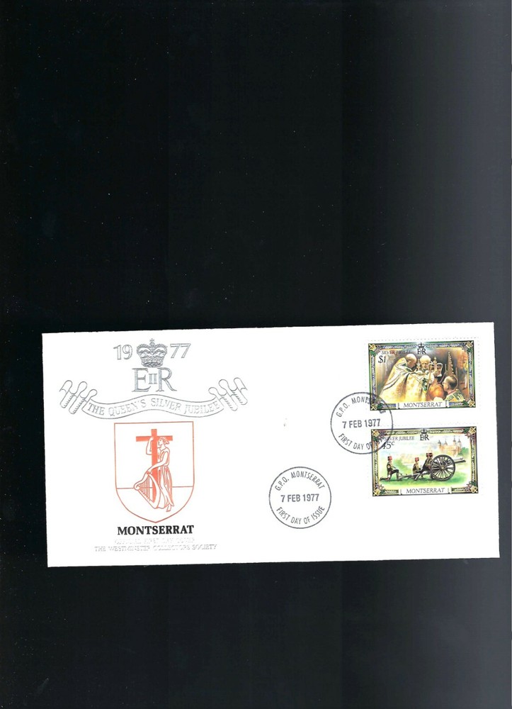 1977 QE II Silver Jubilee FDC Montserrat
