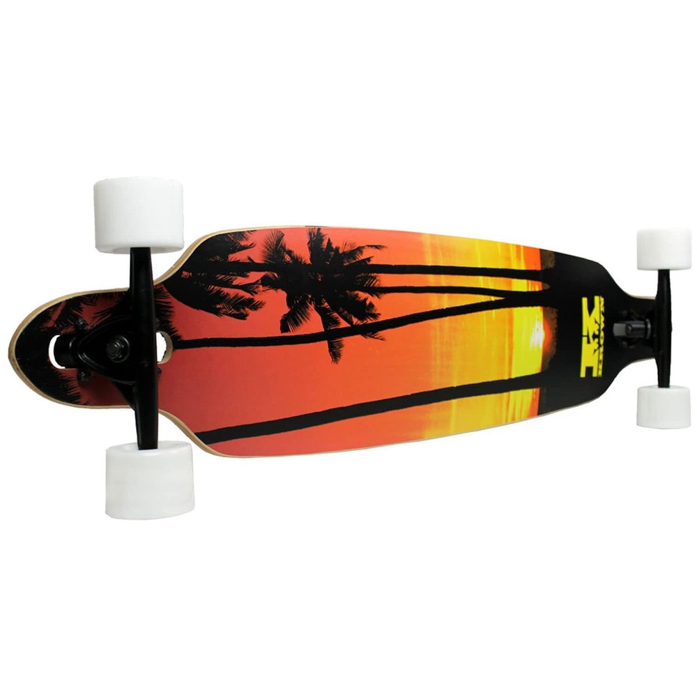 Krown Drop Through Elite Palms Longboard Complete 9" x 36"