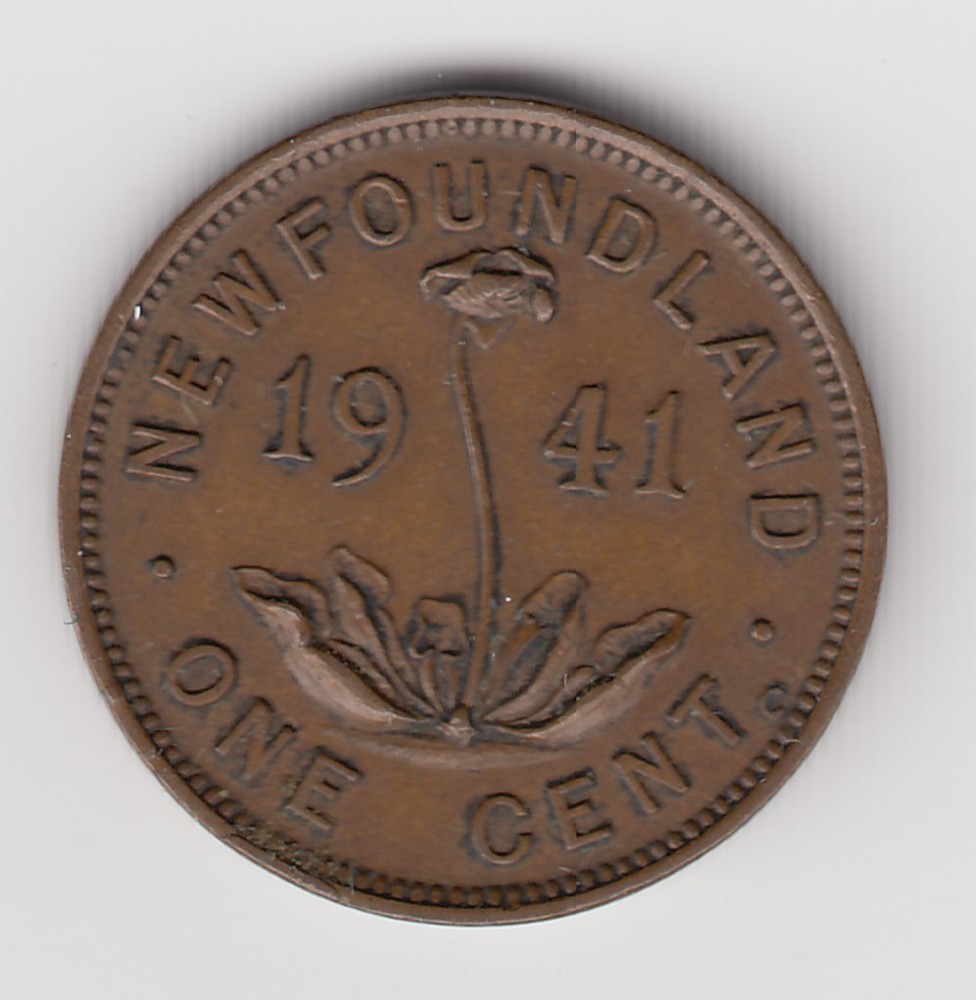 1941C Newfoundland One Cent - Re-engraved 1   SC3