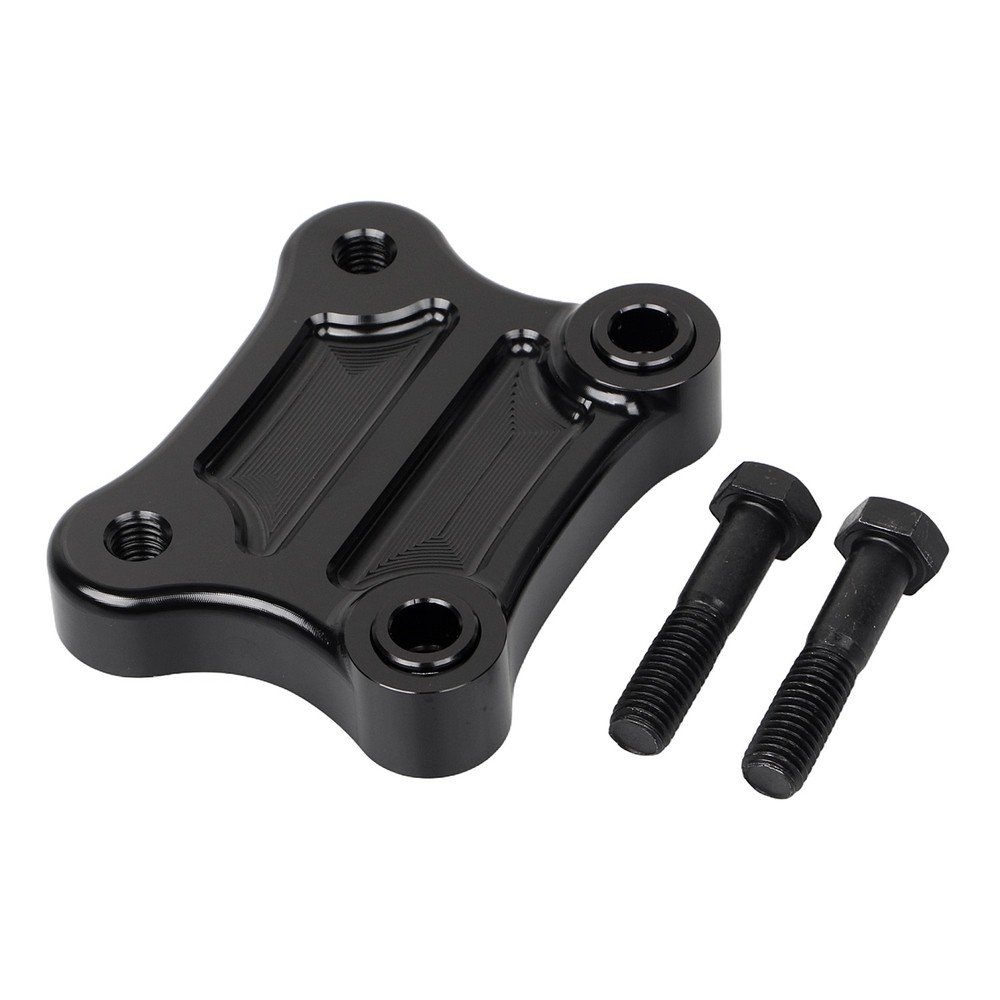 Black Aluminum Pull Plate Bracket For Harley Electra Glide Electra Glide CVO
