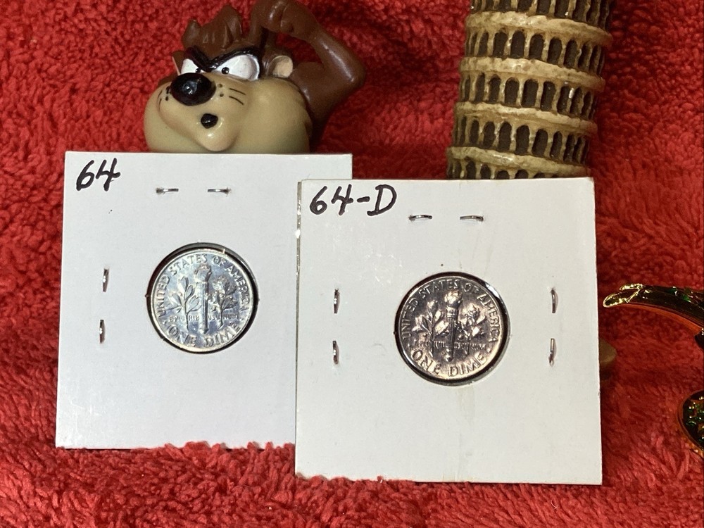 1964 & 1964 D ROOSEVELT DIMES 👀