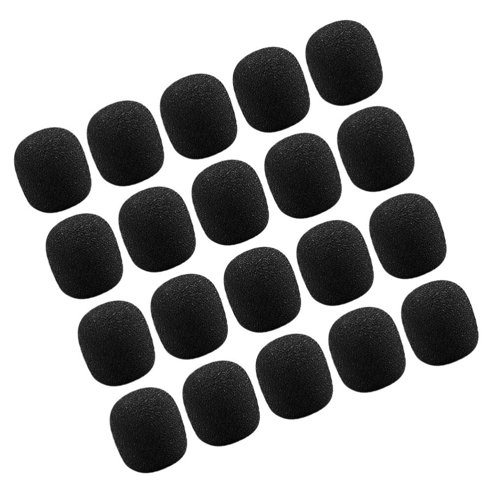 20Pcs Lapel Microphone Windscreen Headset Windscreen Microphone Windscreen