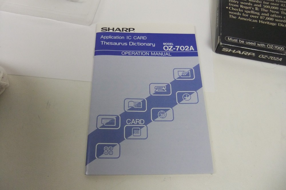 SHARP Time Expense Manager IC Card +