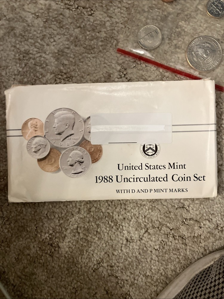 U.S. Mint 1988 Uncirculated Coins