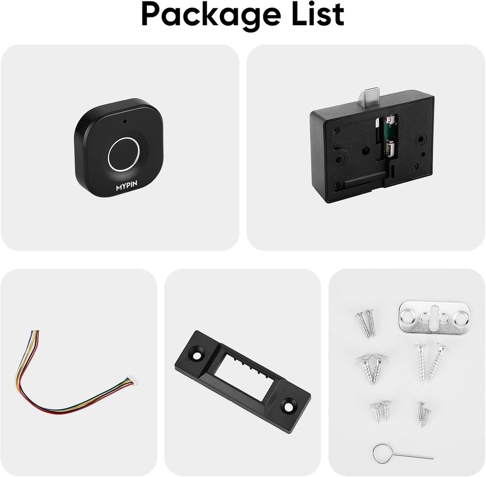 Smart Biometric Keyless Lock: Bluetooth & Fingerprint Access for Safe Storage