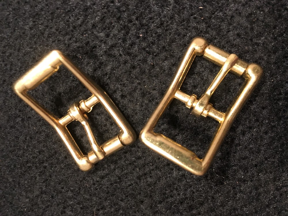 Roller Buckle - 1" - Solid Brass - Pack of 4 (F263)
