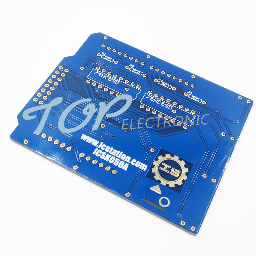 NEW Red 4X4X4 Light Cube Kit Arduino DIY Kit uno shield LED Precise