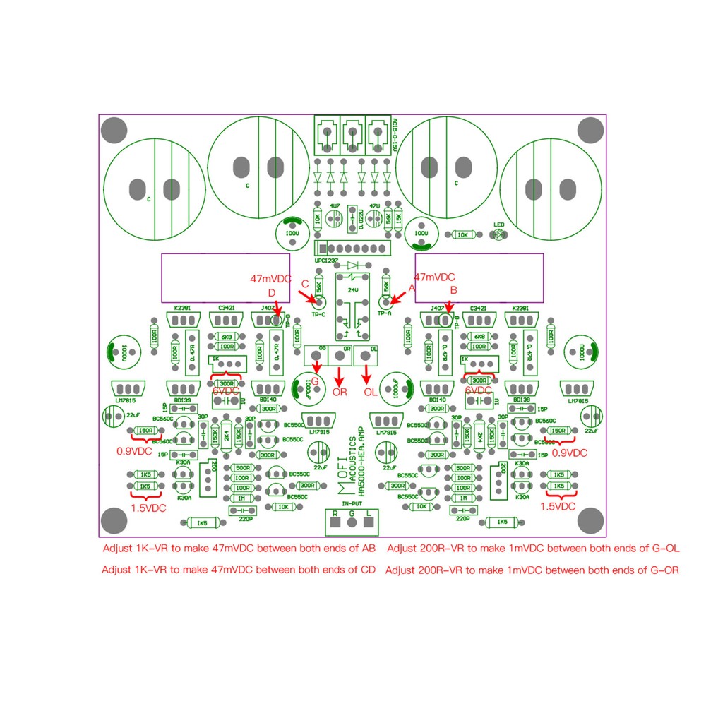 1pc Technica HA5000 Fully Discrete Headphone Amplifier Finished Board
