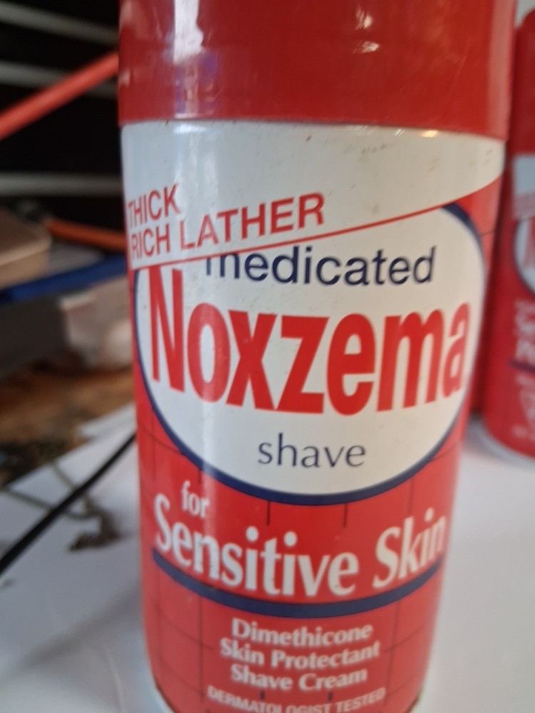 Noxzema Medicated Shave Cream for Sensitive Skin Red Can - 11oz - Discontinued.
