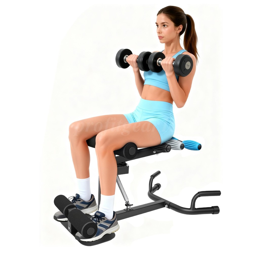 Deep Squat Training Machine Adjustable Resistance Foam Rollers Compact Workout