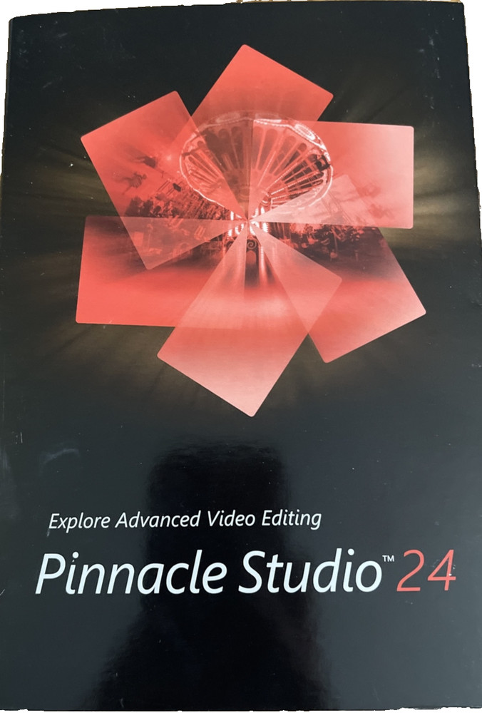 Pinnacle Studio 24 PC Software_Brand New Sealed-SHIPS N 24 HOURS