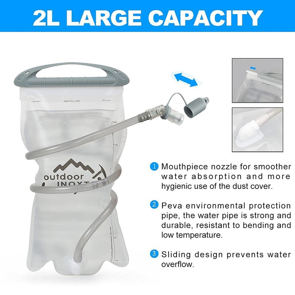 INOXTO Hydration Pack Backpack，18L Hydration Pack Lightweight Water Backp