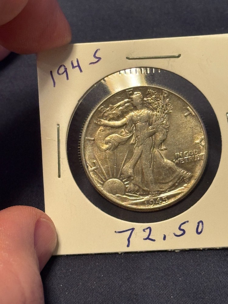 1945 Walking Liberty Half Dollar