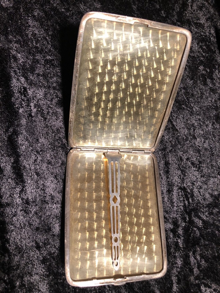 Vintage Elgin AM MFG Co. Sterling Silver Cigarette Case