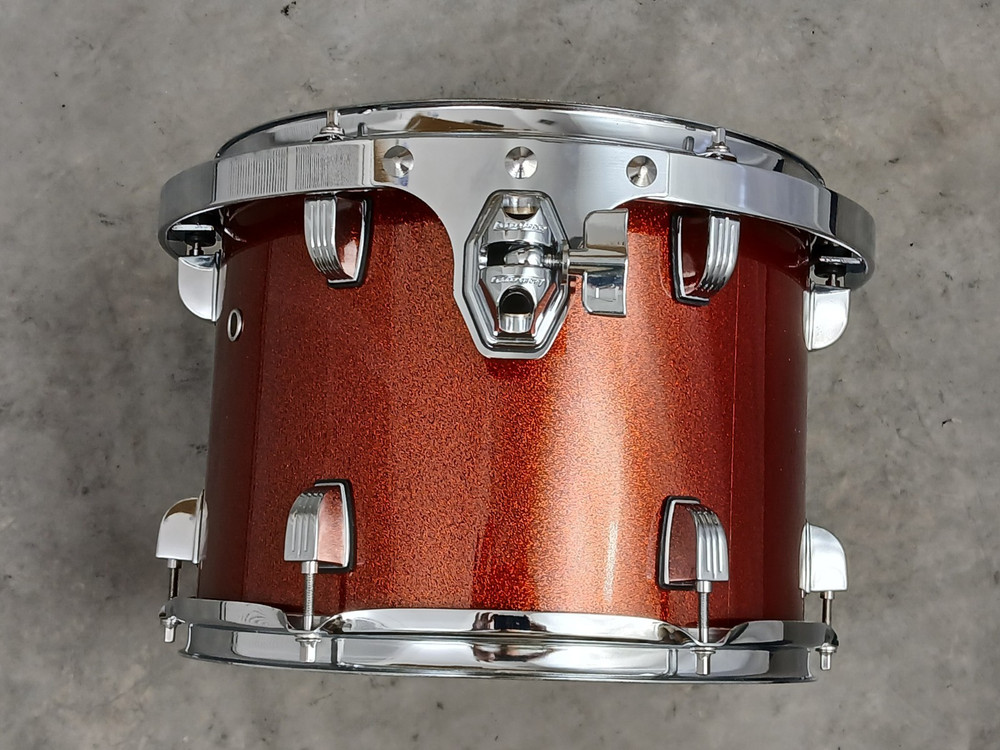 LUDWIG ELEMENT EVOLOLUTION 12" COPPER SPARKLE TOM DRUM. MINT CONDITION!